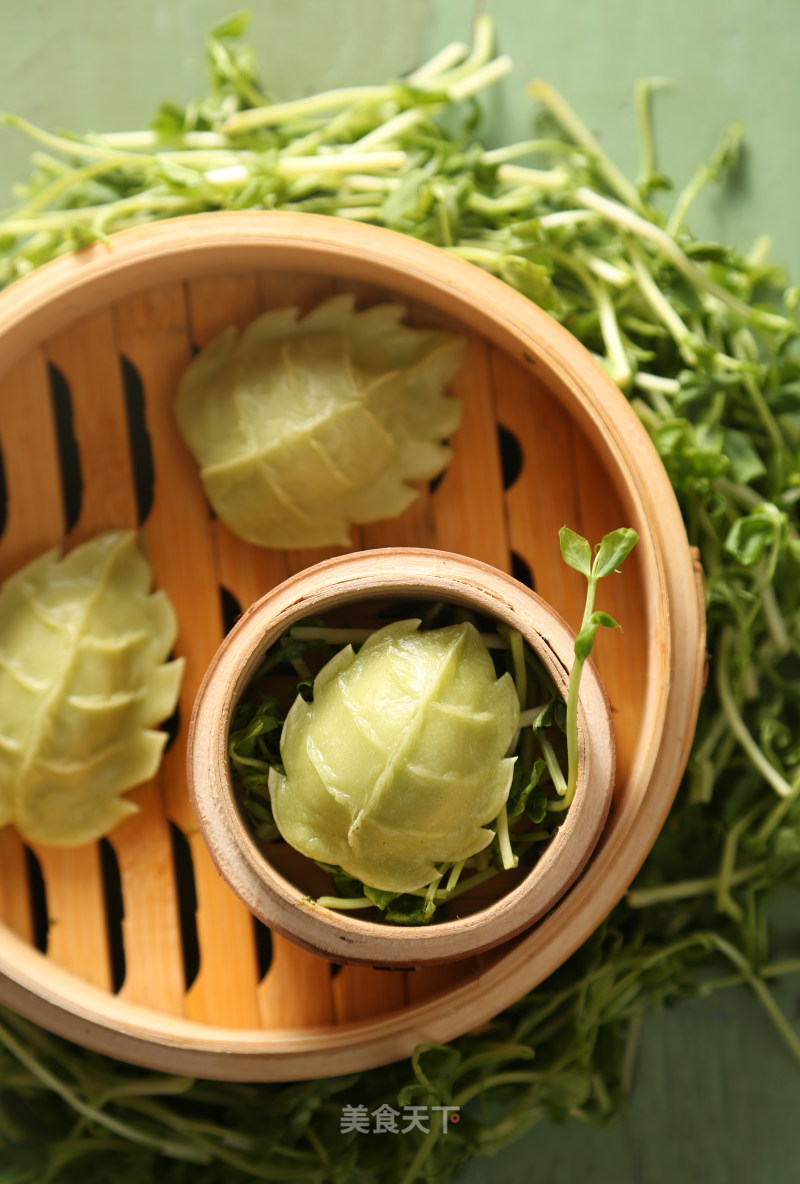 Steamed Dumplings with Leaves recipe