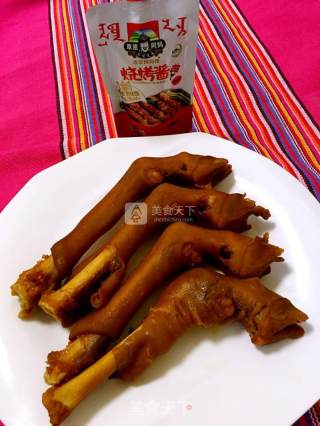 Braised Lamb's Feet-barbecued Semi-finished Products recipe