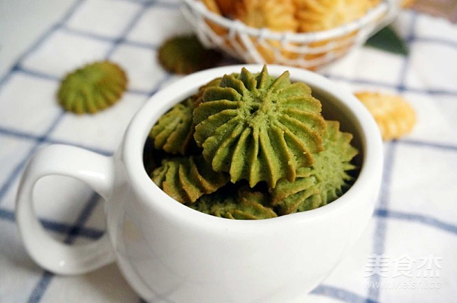 Matcha Milk Cookies recipe