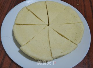 Steamed Yellow Millet Cake recipe