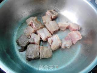 Grilled Pork Ribs with Mushrooms and Chestnuts recipe