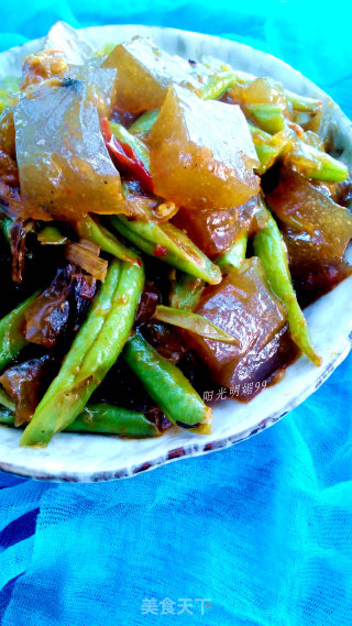 Stir-fried String Bean Jelly recipe