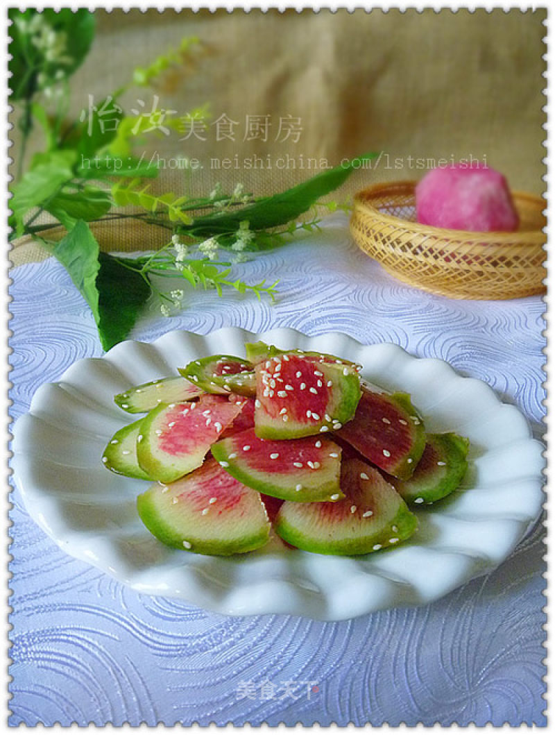 [yiru's Private Room Refreshing Cold Dishes] Simple and Cheap Dishes to Go with Wine---spicy Mixed Radish Skins recipe