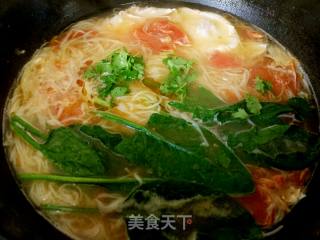 [tianjin] Tomato and Egg Noodle Soup recipe