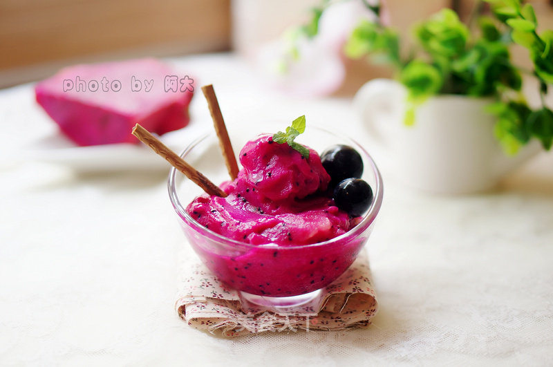 Dragon Fruit Ice Cream recipe