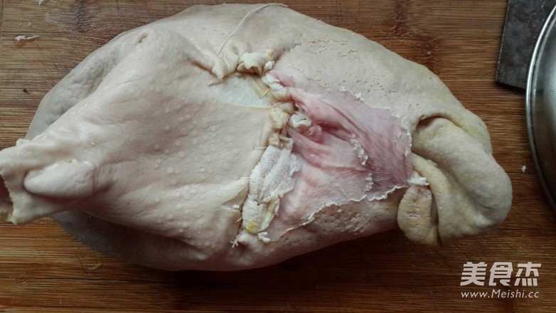 Pork Belly Wrapped Chicken recipe
