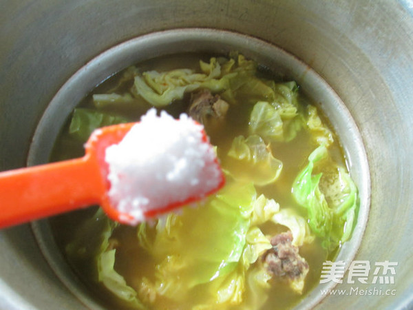 Cabbage Steak Rib Soup recipe