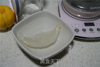 Yellow Peach Bird's Nest Syrup recipe