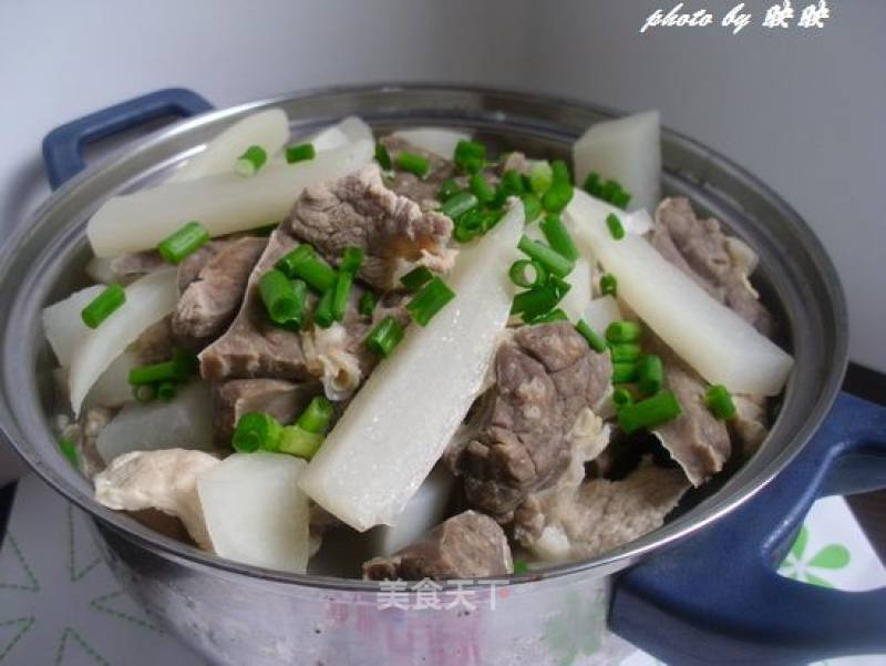 Pork Lung with White Radish recipe