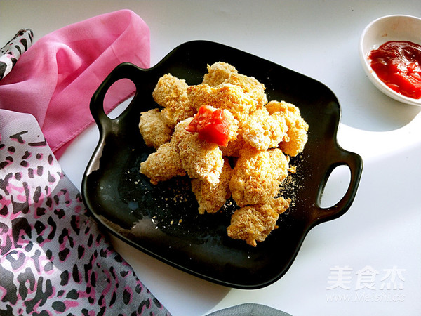 Crispy and Delicious-chicken Rice Flower recipe