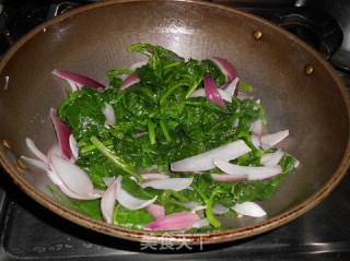 Stir-fried Pork Vegetables with Onions recipe