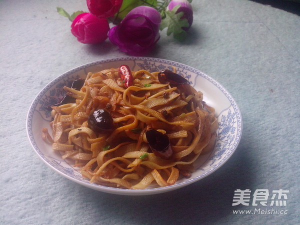 Spicy Dried Silk recipe