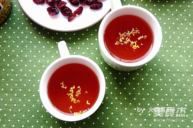 Cranberry Tangerine Peel Osmanthus Tea recipe