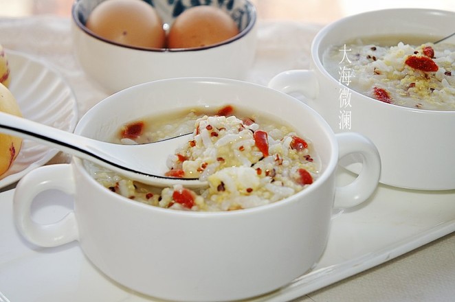 Tricolor Quinoa Multigrain Porridge recipe