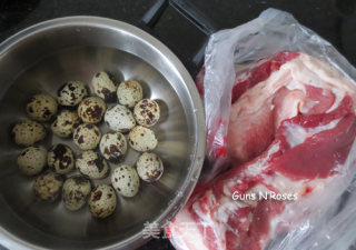 Braised Pork with Quail Eggs recipe