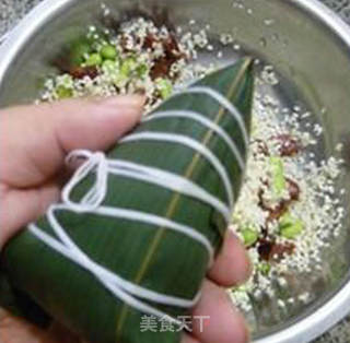 My Son’s Favorite Zongzi~~~~~~ Edamame, Spicy Sausage, Glutinous Rice Dumpling recipe