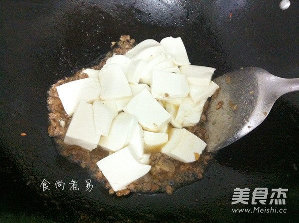 Roasted Tofu with Garlic Meat Sauce recipe