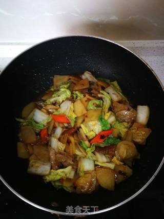 Soy Sauce Potatoes and Cabbage recipe