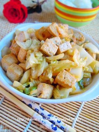 Simple Home Cooking-tofu with Cabbage recipe