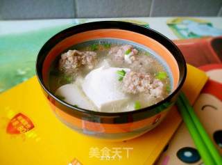 Meatball Tofu Soup recipe