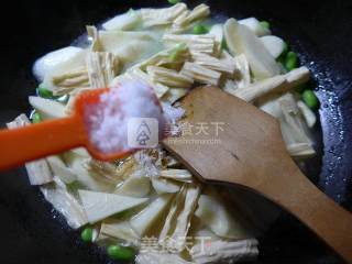 Edamame with Yuba and Bamboo Fired Rice White recipe