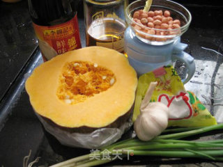 Braised Pumpkin in Oyster Sauce recipe
