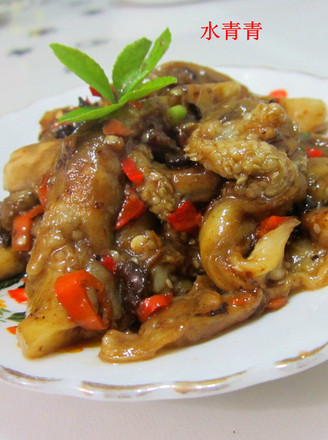 Skinless Eggplant with Oyster Sauce