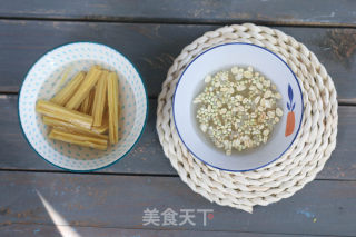 Yuba, Chestnut and Pea Pork Congee——baby Food Supplement recipe