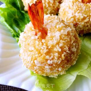 #aca烤明星大赛#roasted Potatoes and Shrimp Balls recipe