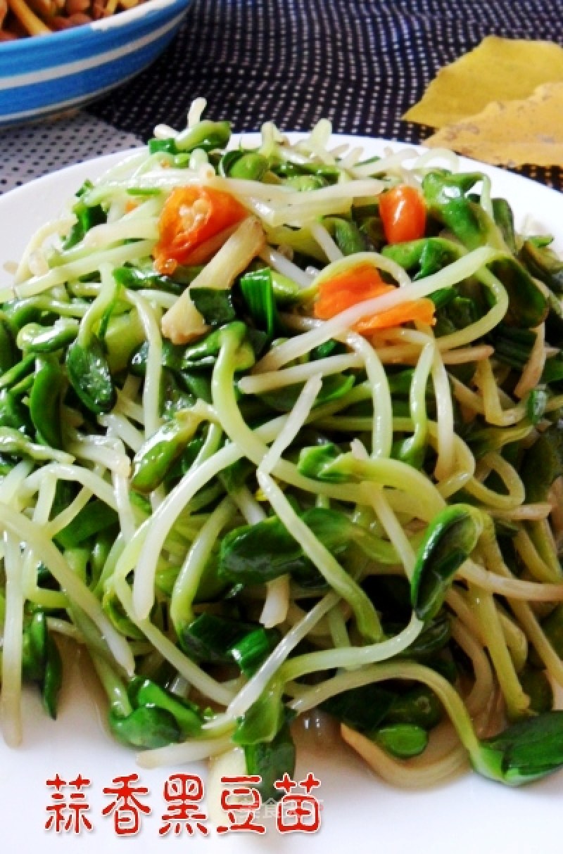 Garlic Black Bean Sprouts recipe