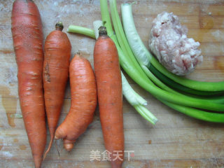 [healthy Pasta Series] Carrot Meat Dumplings recipe