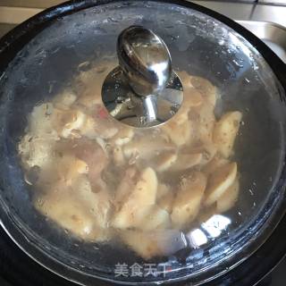 Fried Pleurotus Eryngii and Green Pepper recipe