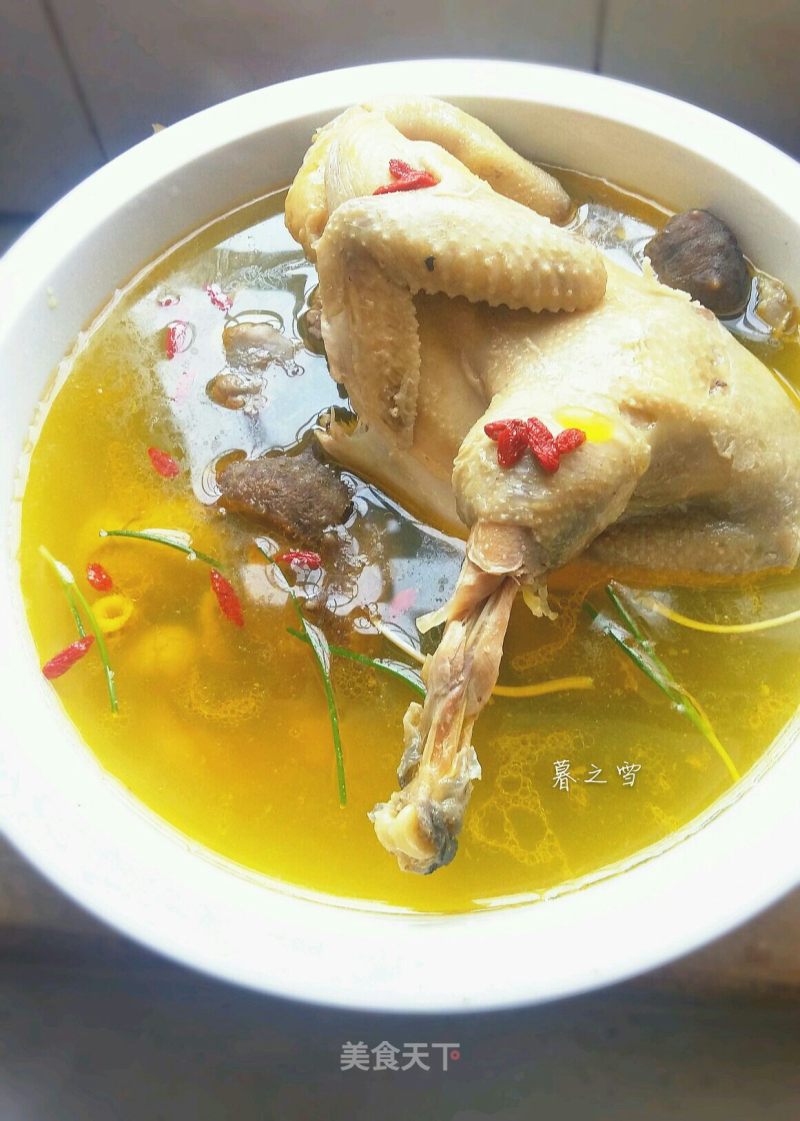 Stewed Old Hen Sea Cucumber Soup recipe