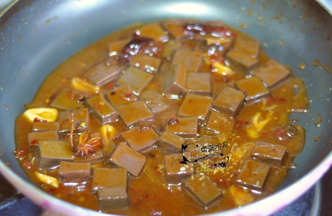 Spicy Duck Blood Soup recipe