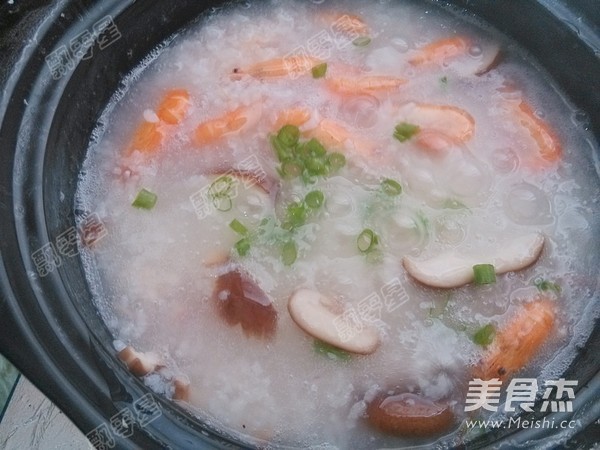 Casserole Seafood Porridge recipe