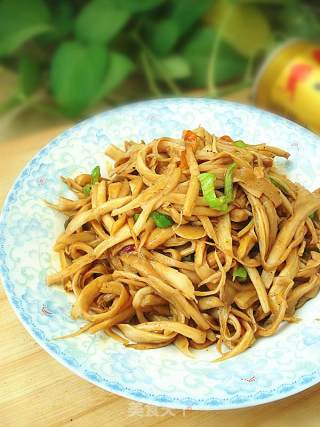 Stir-fried Shredded Eryngii Mushrooms recipe