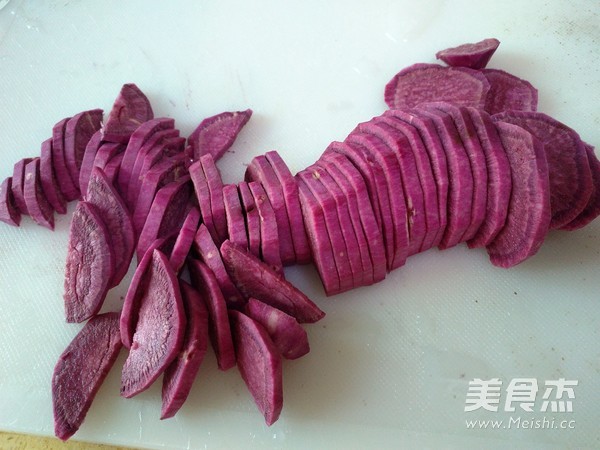 Purple Sweet Potato Glutinous Rice Cake recipe