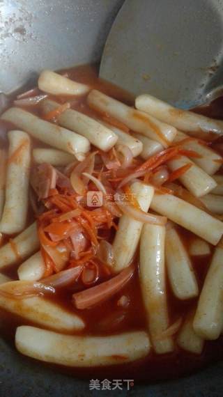 Korean Spicy Stir-fried Rice Cake recipe