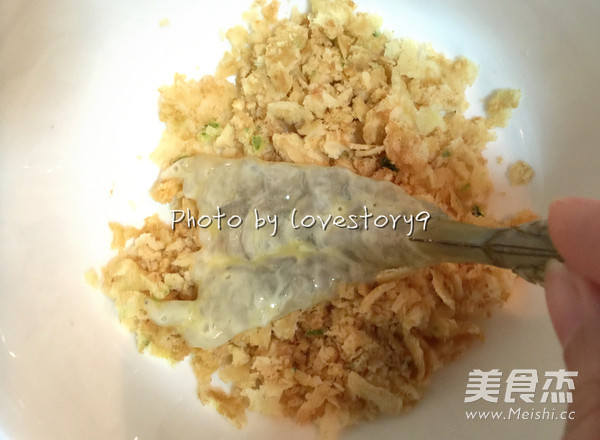 Scallion Garlic Fried Shrimp recipe