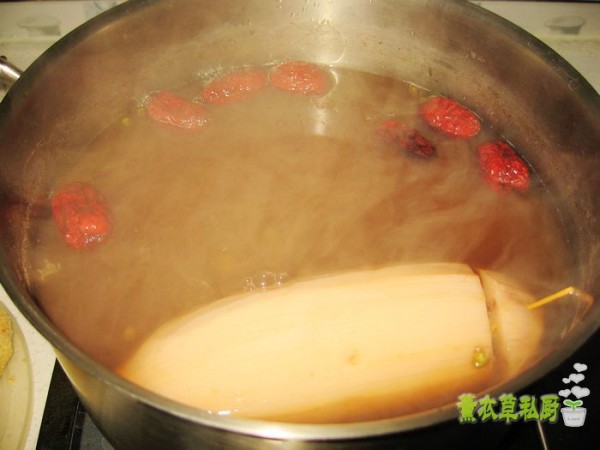 Osmanthus Mung Bean and Lotus Root recipe