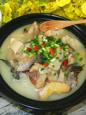Black Fish Tofu Soup