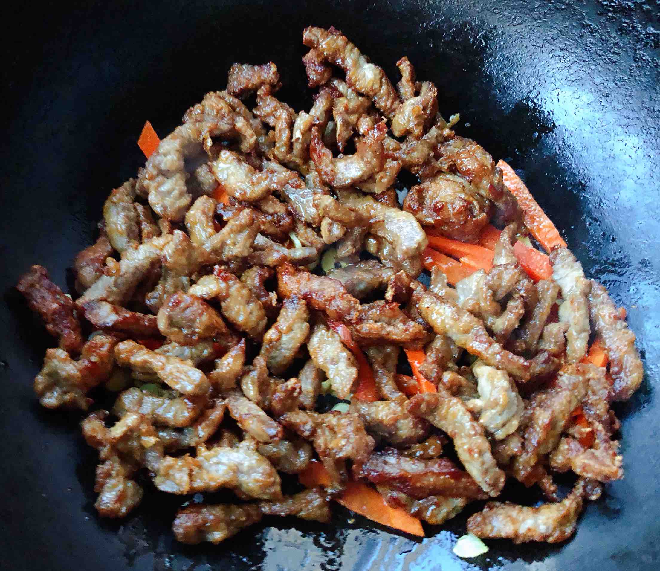 Stir-fried Celery with Crispy Beef recipe