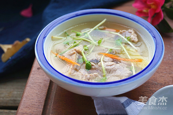 Pork Bean Sprout Soup recipe