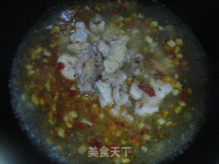 Stewed Tofu with Fish Offal recipe