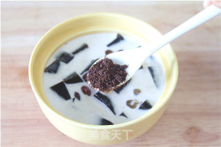 [coconut Milk Honey Bean Tortoise Ling Paste] Two Ways to Eat The Same to Relieve Heat recipe