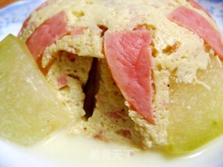 Steamed Tofu with Ham and Winter Melon recipe