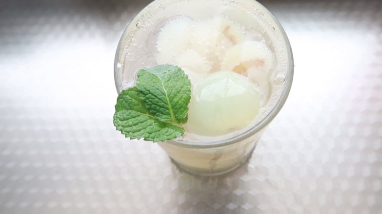 Summer Lychee Sparkling Drink recipe