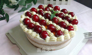 Cherry Mousse Cake recipe