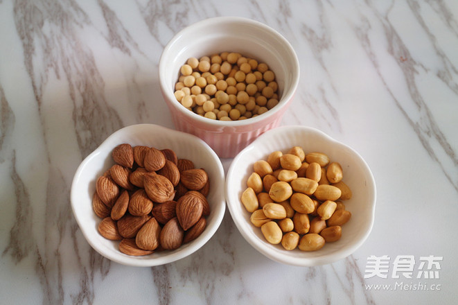 Almond Peanut Soy Milk recipe