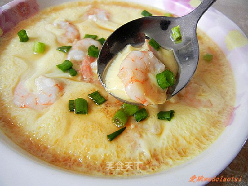 Shrimp Steamed Egg recipe